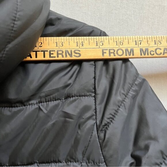 New Balance Sherpa fleece hooded puffer jacket Sz S - Picture 7 of 9